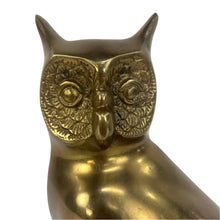 Load image into Gallery viewer, Large Brass Owl