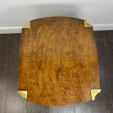 Load image into Gallery viewer, Walnut & Brass End Table