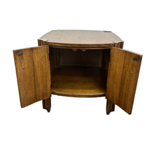 Load image into Gallery viewer, Walnut & Brass End Table