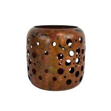 Load image into Gallery viewer, Copper Cutout Candleholder