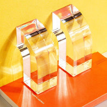 Load image into Gallery viewer, Acrylic Arc Bookends