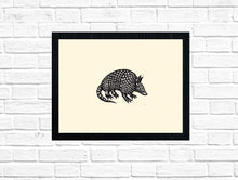 Load image into Gallery viewer, Armadillo Block Print