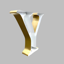 Load image into Gallery viewer, Gold Letter Y