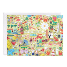 Load image into Gallery viewer, Congratulations Found Object Card