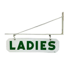 Load image into Gallery viewer, Porcelain Ladies Restroom Sign
