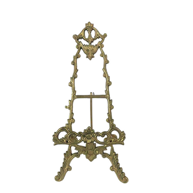 Ornate Brass Tabletop Easel