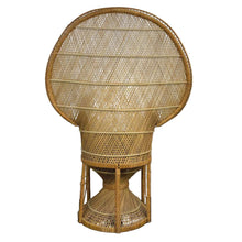 Load image into Gallery viewer, Large Woven Peacock Chair