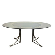 Load image into Gallery viewer, Modern Smoky Glass Dining Table