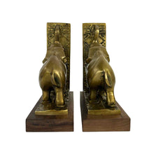 Load image into Gallery viewer, Brass Elephant Bookends