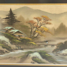 Load image into Gallery viewer, Asian Landscape Silk Paintings