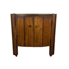 Load image into Gallery viewer, Walnut & Brass End Table