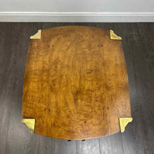 Load image into Gallery viewer, Walnut & Brass End Table