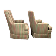 Load image into Gallery viewer, Striped High Back Chairs