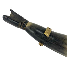 Load image into Gallery viewer, Carved Powder Horn