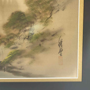 Asian Landscape Silk Paintings