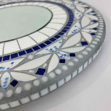 Load image into Gallery viewer, Blue & White Mosaic Mirror