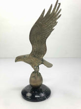 Load image into Gallery viewer, Brass Eagle on Marble Base