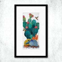 Load image into Gallery viewer, Cactus Country Armadillo Print