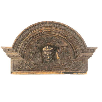 Antique Dutch Carved Panel