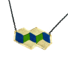 Load image into Gallery viewer, Embroidered Pendant Necklace
