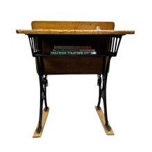 Load image into Gallery viewer, Antique Kids School Desk