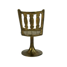 Load image into Gallery viewer, Brass Dollhouse Chair