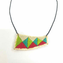 Load image into Gallery viewer, Embroidered Pendant Necklace