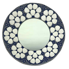 Load image into Gallery viewer, Blue & White Mosaic Mirror