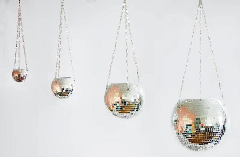 Disco Ball Hanging Planter – Found Furnishings