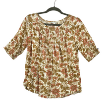 Load image into Gallery viewer, Smocked Floral Blouse