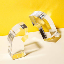 Load image into Gallery viewer, Acrylic Arc Bookends