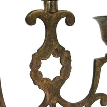 Load image into Gallery viewer, Brass 7-Arm Candleholder