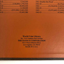 Load image into Gallery viewer, Franklin Half Dollars Coin Book