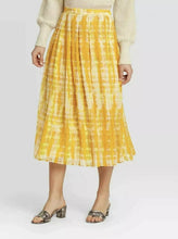 Load image into Gallery viewer, Yellow Tie Dye Skirt