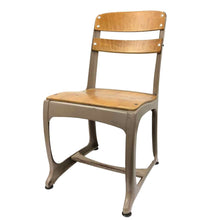 Load image into Gallery viewer, Metal & Wood School Chair