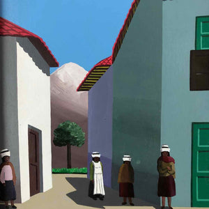 Peru Village Painting