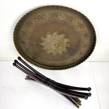 Load image into Gallery viewer, Brass Tray Coffee Table
