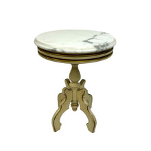 Load image into Gallery viewer, Marble Top Pedestal Table