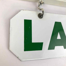 Load image into Gallery viewer, Porcelain Ladies Restroom Sign