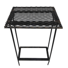 Load image into Gallery viewer, Black Metal Plant Table