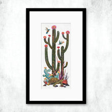 Load image into Gallery viewer, Cactus Country Tortoise Signed Print