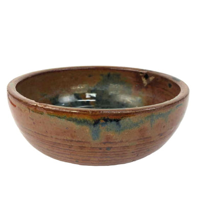 Drip Glaze Studio Pottery Bowl