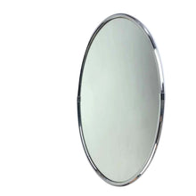 Load image into Gallery viewer, Art Deco Chrome Oval Mirror