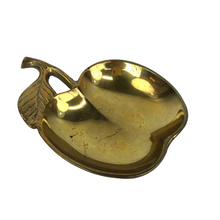 Load image into Gallery viewer, Brass Apple Dish