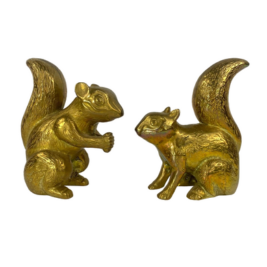 Heavy Brass Squirrels