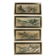 Load image into Gallery viewer, Asian Landscape Silk Paintings