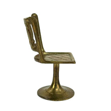 Load image into Gallery viewer, Brass Dollhouse Chair