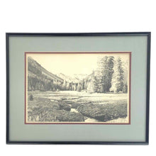 Load image into Gallery viewer, Canyon Landscape Ink Drawing Print