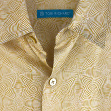Load image into Gallery viewer, Gold Swirls Mens Shirt