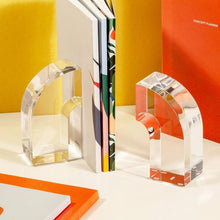 Load image into Gallery viewer, Acrylic Arc Bookends